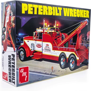 AMT 1220 Peterbilt 359 Wrecker 1/25 Scale Model Kit
