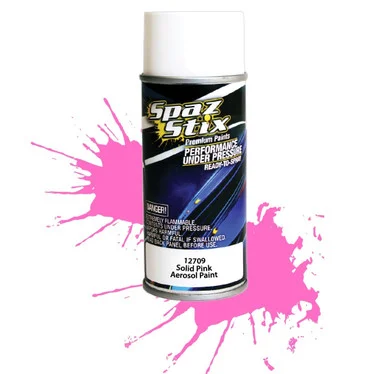 Spaz Stix 12709 Solid Pink Aerosol Paint 3.5oz