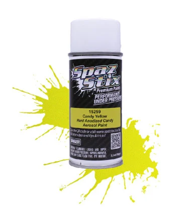 Spaz Stix 15259 Candy Yellow Aerosol Paint 3.5oz