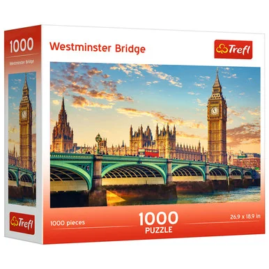 Trefl 93368 Westminster Bridge 1000 Piece Puzzle - Maistro