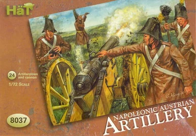 HaT Industrie 8037 Austrian Artillery 1/72 Scale Model Kit - Hat Industries