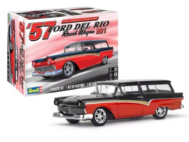 1/25 '57 Ford Del Rio Ranch Wagon 2'N1 - Revell-Carrera - RVC
