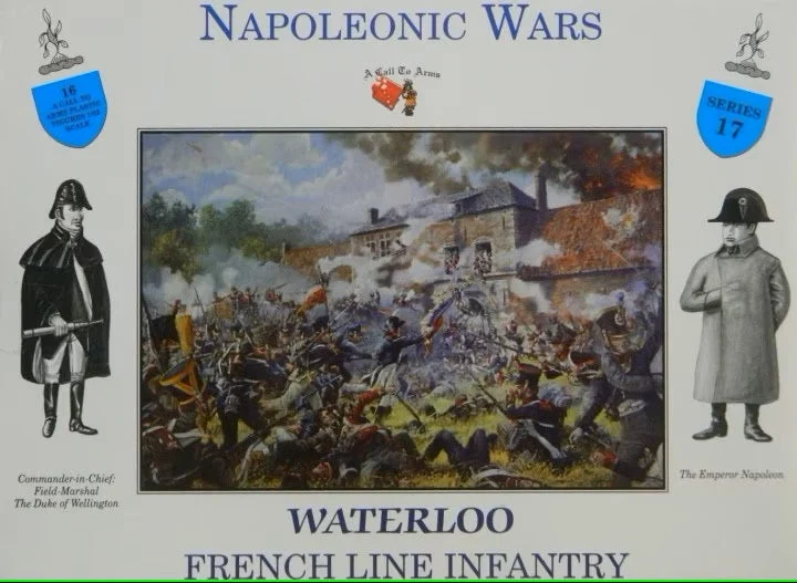 Napoleonic Wars French Line Infantry Waterloo 1/32 (54 mm) Scale Model Plastic Figures - A Call To Arms