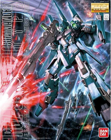 Bandai 5063198 RGZ-95 ReZEL (Commander Type) E.F.S.F Mass Production Transformable Mobile Suit MG 1/100 Scale Model Kit