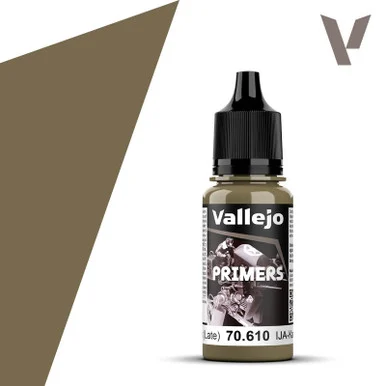 Vallejo 70.610 Model Color - Parched Grass (Late) Primer, 18 ml Bottle