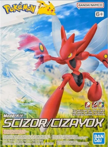 Bandai 2761017 #55 Pokemon Scizor Model Kit