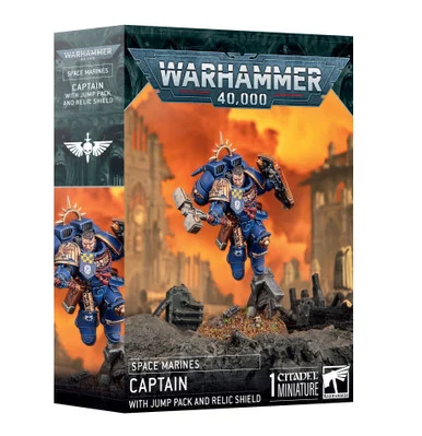 Warhammer 48-102 Warhammer 40,000: Space Marines: Captain with Jump Pack & Relic Shield