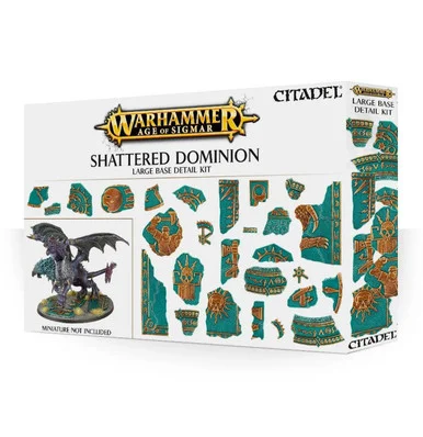 Warhammer 66-99 Warhammer: Shattered Dominion: Large Base Detail