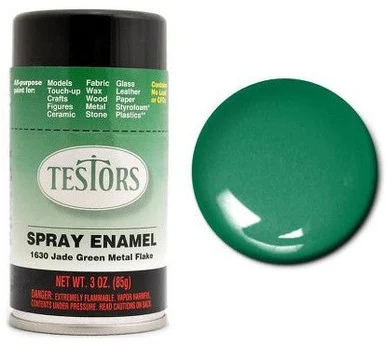 Testors 1630 Green Metal Flake Enamel Spray 3oz