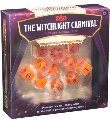 Wizards of the Coast C92820000 Dungeons & Dragons RPG: Witchlight Carnival Dice