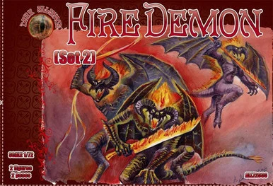 Dark Alliance ALL72036 Fire Demon Set #2 1/72 Scale Figures (2) - Alliance Figures