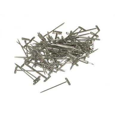 Dubro Products 253 T-Pins, Nickel Plated, 1-1/4" (100)