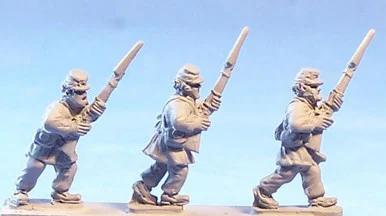 PIG020037 - BLACK TROOPS ADVANCING FORAGE CAP