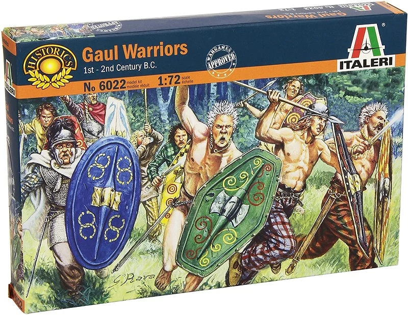 Gaul Warriors 1st – 2nd Century B.C., 1/72 Scale Plastic Figures - Italeri