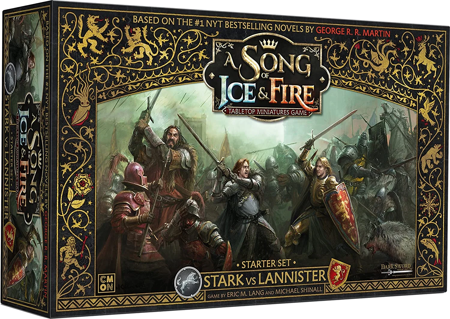 A Song Of Ice & Fire Stark vs. Lannister Starter Miniatures Game Set - CMON