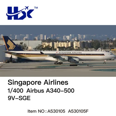 Singapore Airlines Airbus A340-500 Flaps Down 9V-SGE A530105F 1:400