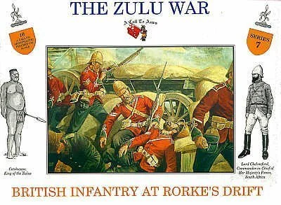 Zulu War: British Infantry at Rorke’s Drift 1/32 (54 mm) Scale Model Plastic Figures - A Call To Arms