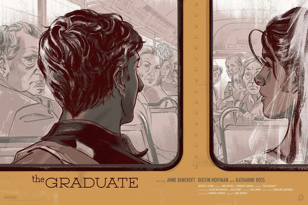 Nautilus x Mondo: The Graduate (Regular) Poster - Anne Benjamin
