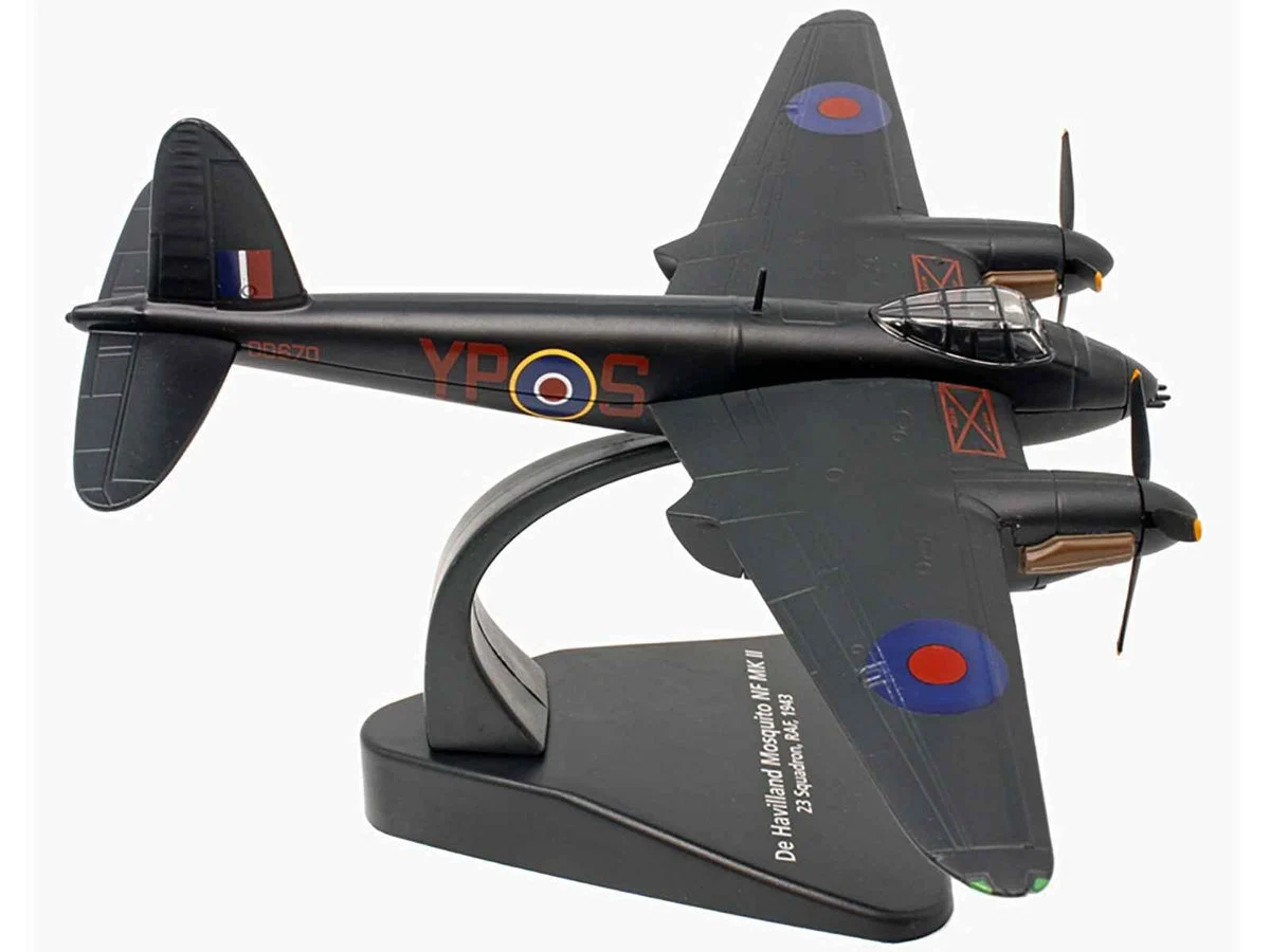 De Havilland Mosquito NF MK II War Plane 23 Squadron RAF (1943) "Oxford Aviation" Series 1/72 Diecast Model Airplane by Oxford Diecast
