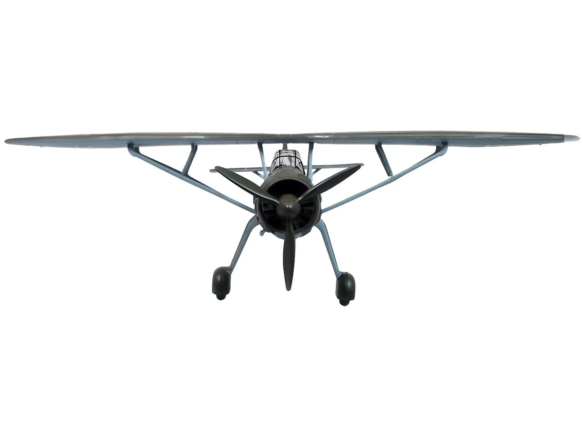 Henschel Hs 126 A-1 Reconnaissance Aircraft "Hannes Gaub Gerd Scroder 1.(H)/14 Invasion of Poland" (1939) German Luftwaffe "Oxford Aviation" Series 1/72 Diecast Model Airplane by Oxford Diecast