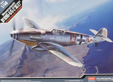 Academy Models 12321 Messerschmitt Bf109G-6/G-2 "JG 27" 1/48 Scale Model Kit