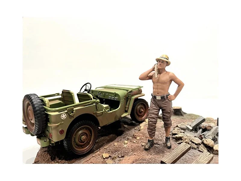 1:18 SCALE GARAGE FIGURE – MECHANIC POSE #1 ACCESSORY - American Diorama