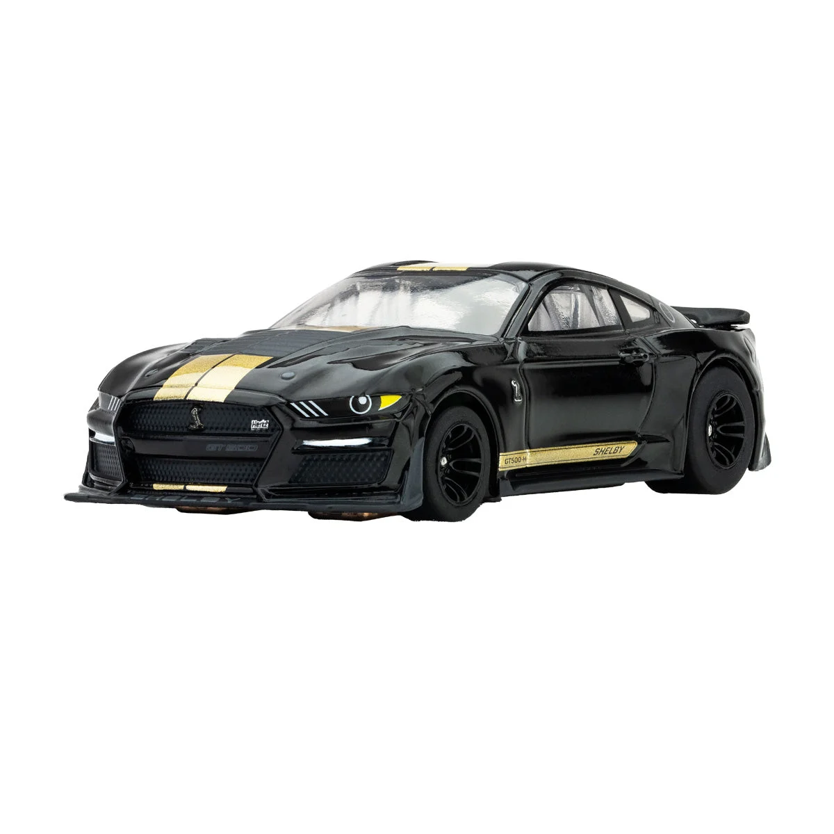 AFX Racing 2022 Shelby Mustang GT500H Black/Gold 1:64 Scale Slot Car
