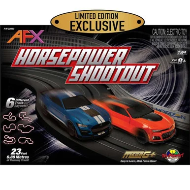 AFX Racing 22063 Horsepower Shootout Slot Car Set