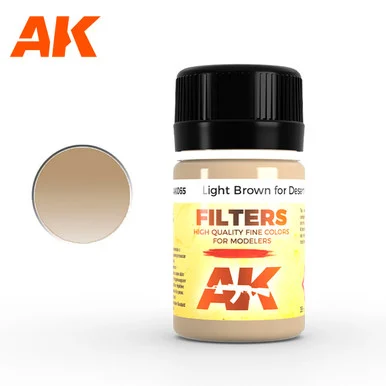 AK065 - Enamel Filter: Light Brown for Desert Yellow DAK