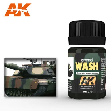 AK075 - Enamel Wash: Wash for NATO Tanks