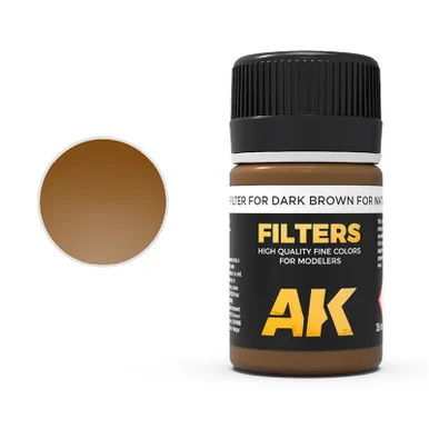 AK076 - Enamel Filter: Dark Brown for NATO and Green