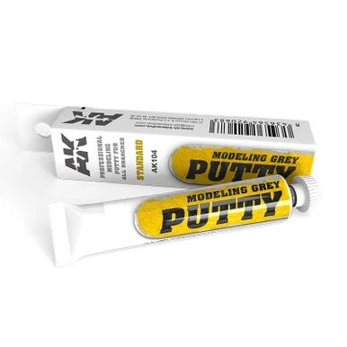 AK Interactive 104 Grey Acrylic Modeling Standard Putty 20ml Tube