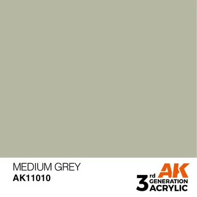 3G 010 - Medium Grey - AK11010
