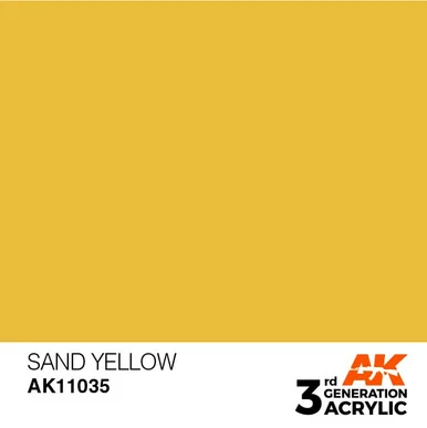 3G 035 - Sand Yellow - AK11035