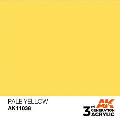 3G 038 - Pale Yellow - AK11038