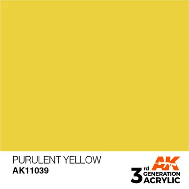 3G 039 - Purulent Yellow - AK11039