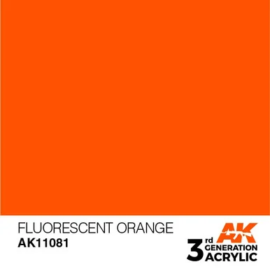 3G 081 - Fluorescent Orange - AK11081