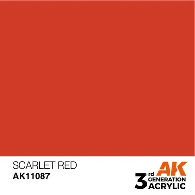 3G 087 - Scarlet Red - AK11087