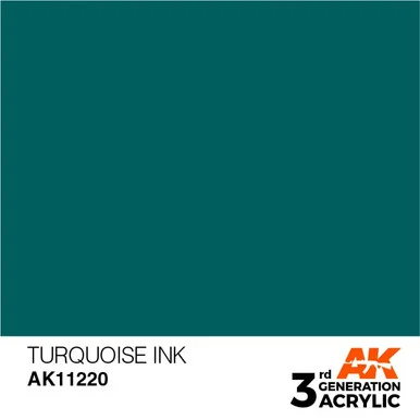 3G 220 - Turquoise Ink - AK11220