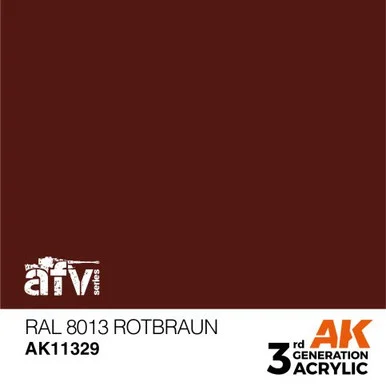 3G AFV 329 - RAL 8013 Rotbraun