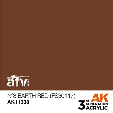 3G AFV 338 - Nº8 Earth Red (FS30117) - 11338