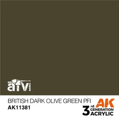 3G AFV 381 - British Dark Olive Green PFI