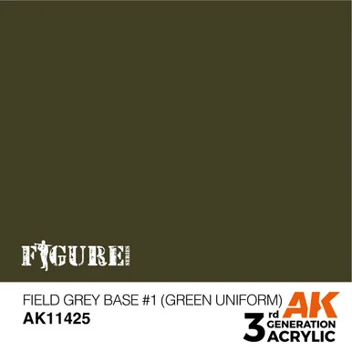3G FIG 425 - Field Grey Base #1 (Green uniform)