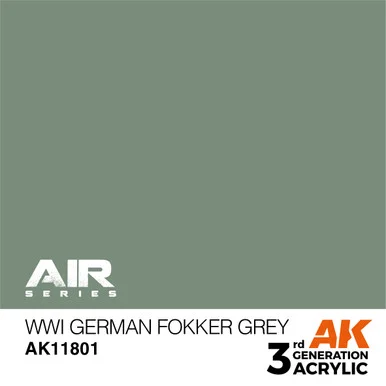 3G Air 001 - WWI German Fokker Grey - AK11801