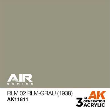 3G Air 011 - RLM 02 RLM-Grau (1938) - AK11811