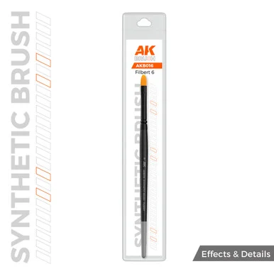 AKB016 - Synthetic Brush - Filbert 6