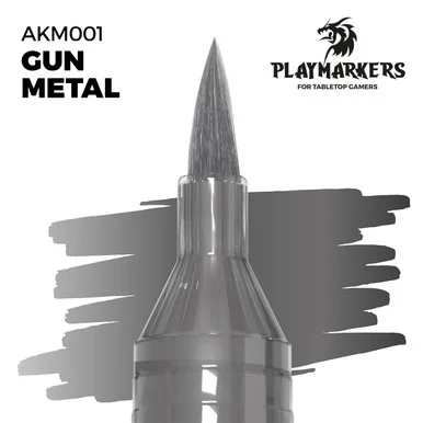 AK Interactive AKIM001 Gun Metal Playmarker