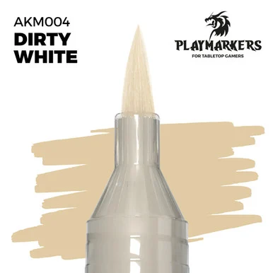AK Interactive AKIM004 Dirty White Playmarker