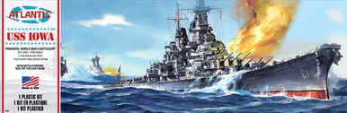 Atlantis Models H369 USS Iowa BB-61 Big Battleship 1/535 Scale Model Kit