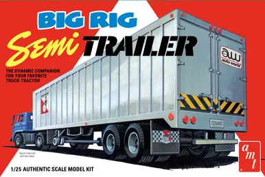 AMT 1164 Big Rig Semi Trailer 1/25 Scale Model Kit